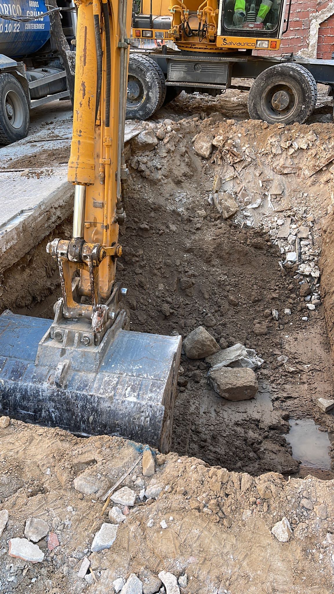 Excavación para piscina de obra nueva en Almoradí